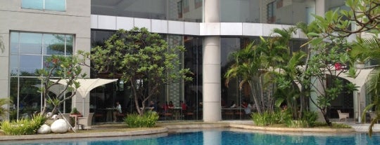 Hotel Santika Premiere Slipi Jakarta is one of Tempat yang Disukai Andre.