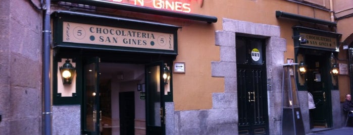 Chocolatería San Ginés is one of Madrid.