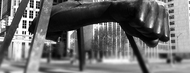 Monument to Joe Louis by Robert Graham is one of Michigan Hit List.