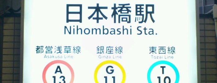 Nihombashi Station is one of The stations I visited.