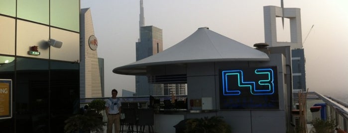 Level 43 Rooftop Lounge is one of Dubai.
