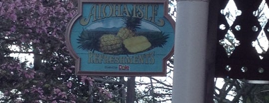 Aloha Isle is one of Disney World/Islands of Adventure.