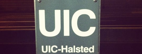 CTA - UIC-Halsted is one of Lugares favoritos de Brandon.