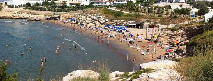 Platja dels Balmins is one of Must-visit Beaches in Sitges.