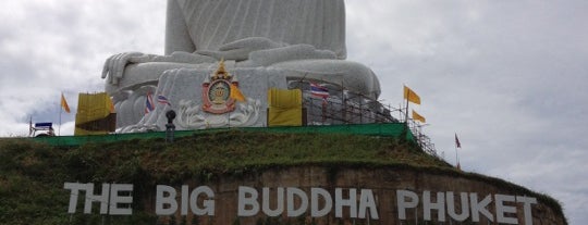 The Big Buddha is one of Phuket, Thailand.