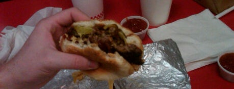 Five Guys is one of Boston's best burgers.