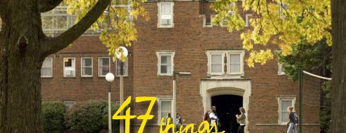 Quadrangle Residence Hall is one of 47 things YOU should do at Iowa!.