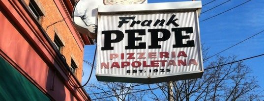 Frank Pepe Pizzeria Napoletana is one of Diners & Dives.