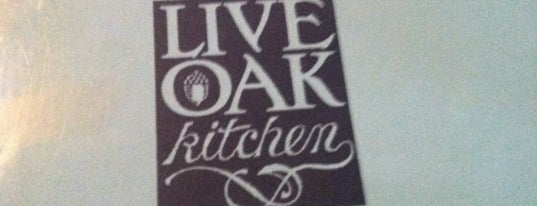 Live Oak Kitchen is one of Restaurants to try.