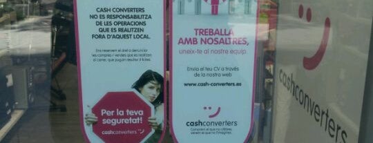 Cash Converters is one of Ofertas de Trabajo Comercios Barcelona.