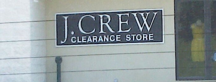J Crew Factory Clearance Store is one of James’s Liked Places.