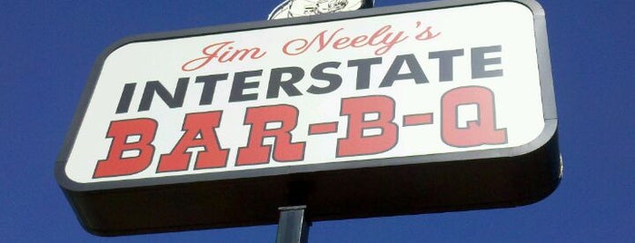Jim Neely's Interstate Bar-B-Que is one of Memphis - For Them That Like City Life.