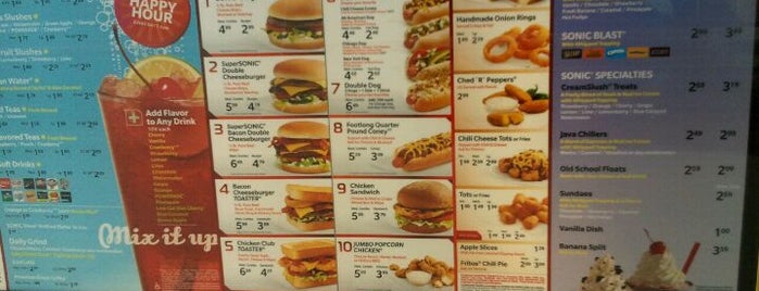 SONIC Drive In is one of Foodie.