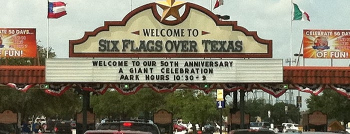 Six Flags Over Texas Rides