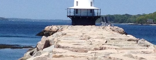 Spring Point Ledge Lighthouse is one of Maine & NH.