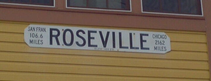 Roseville Amtrak (RSV) is one of Amtrak's California Zephyr.