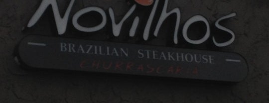 Novilhos Brazilian SteakHouse is one of Lugares favoritos de Mark.