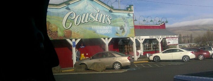 Cousin's Restaurant & Saloon is one of Lugares guardados de Ian.