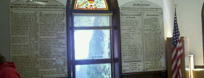 Civil War Memorial Hall is one of Estes Travel.