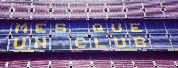 Camp Nou is one of Sports Bucket List.