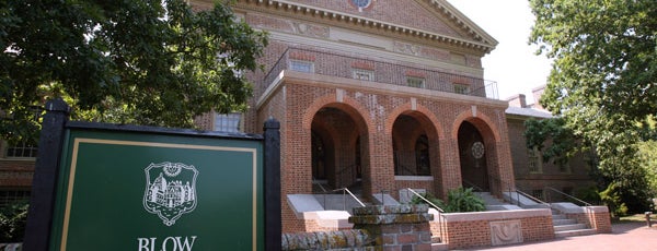 Blow Memorial Hall is one of Academic Buildings.