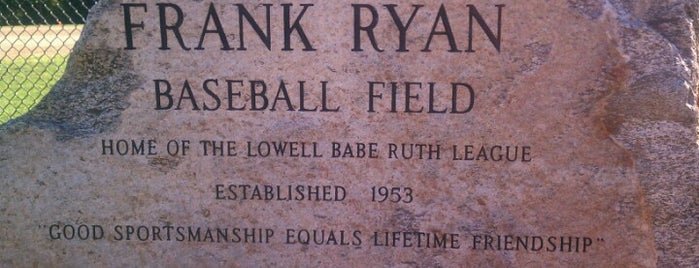 Frank Ryan Baseball Field is one of OUTDOORS.