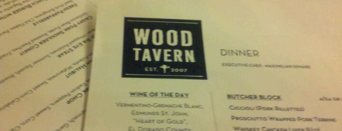 Wood Tavern is one of 20 favorite restaurants.