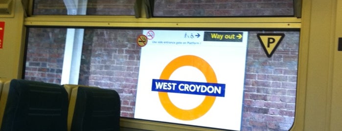 West Croydon Railway Station (WCY) is one of London Overground - East London Line.