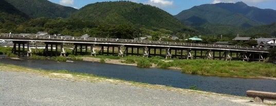 渡月橋 is one of 京都大阪自由行2011.