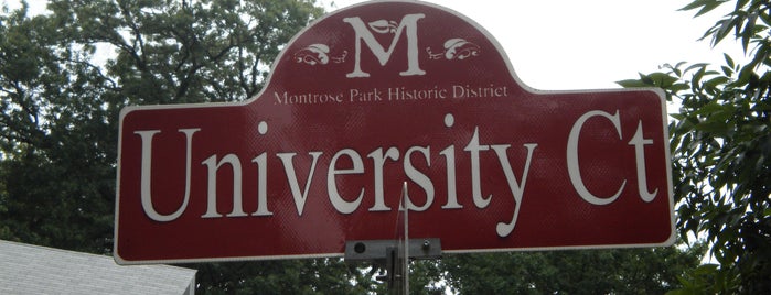 University Court is one of Montrose Park Landmarks.