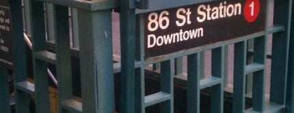 MTA Subway - 86th St (1) is one of สถานที่ที่ Will ถูกใจ.