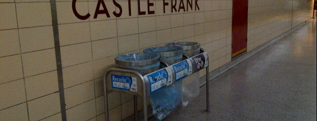 Castle Frank Subway Station is one of Tempat yang Disukai Danielle.