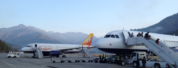 Paro International Airport (PBH) is one of Bhutan.