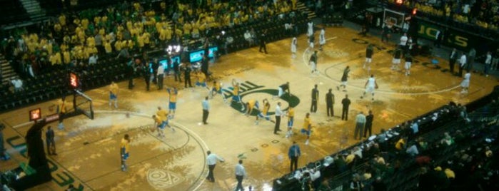 Matthew Knight Arena is one of Basketball Arenas of the Pac-12.