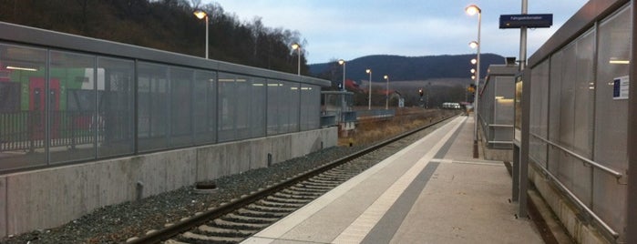 Bahnhof Grimmenthal is one of Bf' Thüringen (Süd).
