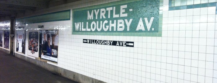 MTA Subway - Myrtle/Willoughby Aves (G) is one of สถานที่ที่ Albert ถูกใจ.
