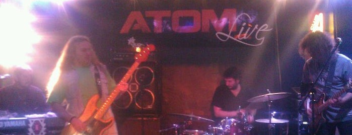 Club Atom Live is one of Rock n Roll Belgrade.