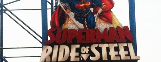Superman Ride of Steel is one of สถานที่ที่ Angie ถูกใจ.