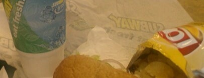 Subway is one of favorite places.