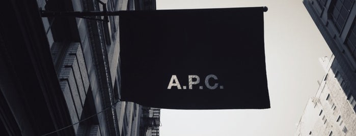 A.P.C. is one of nyc picks and things..