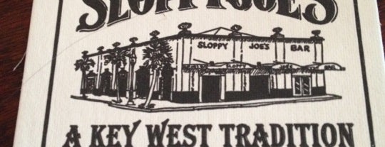 Sloppy Joe's Bar is one of Florida Keys.