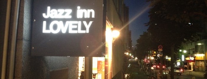 jazz inn LOVELY is one of สถานที่ที่ Hideyuki ถูกใจ.