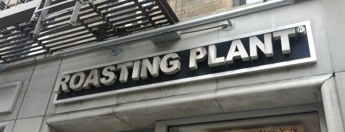 Roasting Plant Coffee is one of NYC's Cafés, Coffee, Dessert.