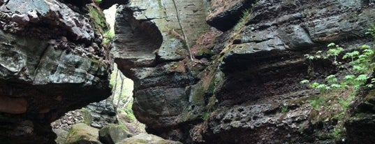 Parfrey's Glen Natural Area is one of Baraboo Hills.