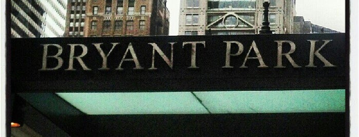 Bryant Park Hotel is one of The 11 Best Places for Shooters in Midtown East, New York.