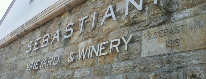 Sebastiani Vineyards & Winery is one of California.
