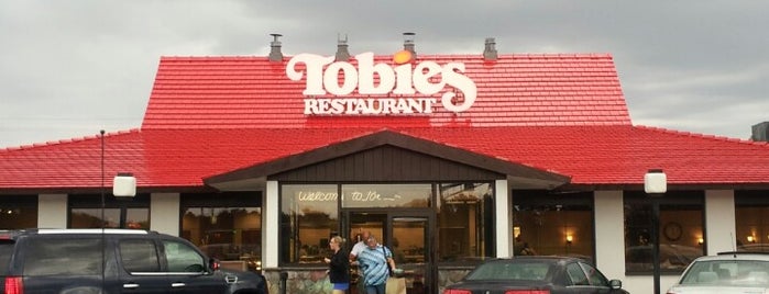 Tobies Restaurant & Bakery is one of Tempat yang Disukai Tanya.