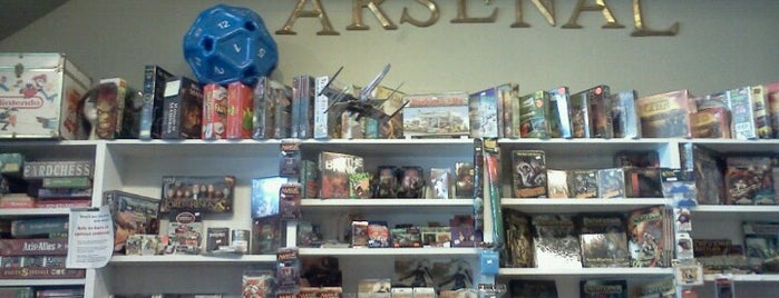 Arsenal Game Room & Cafe is one of Friendly Local Game Stores - A Foursquare 50 List.