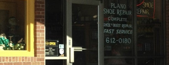 Plano Shoe Repair is one of สถานที่ที่ Sarah ถูกใจ.