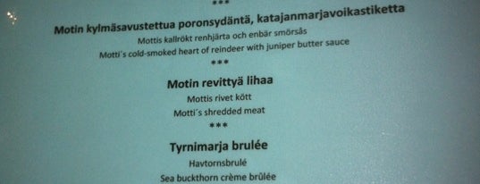 Ravintola Motti is one of Favourite restaurants Helsinki.